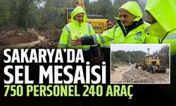 Sakarya'da Sel Mesaisi 36 Saattir Aralıksız Sürüyor