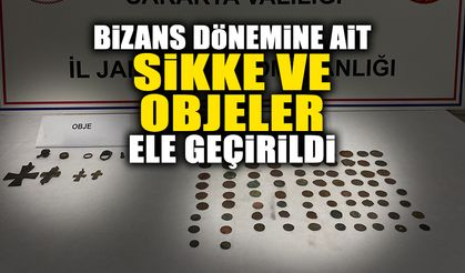 Bizans Dönemine Ait Sikke ve Objeler Ele Geçirildi