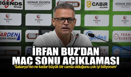 İrfan Buz'dan Maç Sonu Açıklaması
