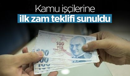 Kamu İşçilerine İlk Zam Teklifi Sunuldu