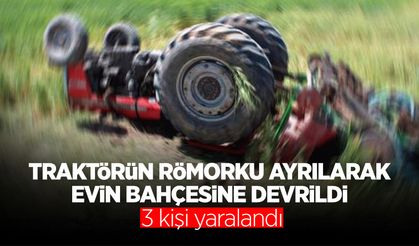 Erenler’de Traktör Kazası: 3 Yaralı