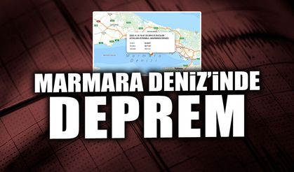 Marmara Deniz'inde Deprem!