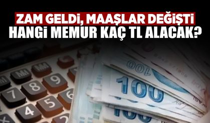 2026 Zamlı Memur Ücretleri Açıklandı!