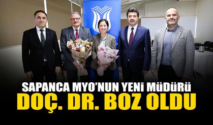 Sapanca MYO’nun Yeni Müdürü Doç. Dr. Boz Oldu