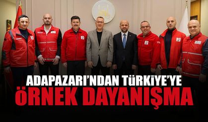 Adapazarı’ndan Türkiye’ye Örnek Dayanışma