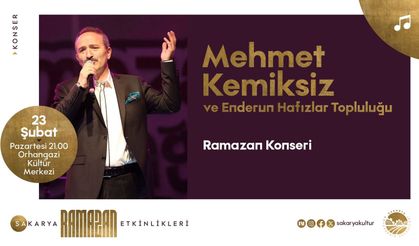 Mehmet Kemiksiz Ramazan Konseriyle Sakaryalılarla Buluşuyor