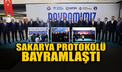 Sakarya Protokolü Bayramlaştı.!