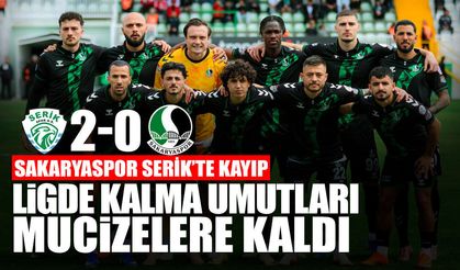 Sakaryaspor Kayıp: Ligde Kalma Umutları Mucizelere Kaldı!