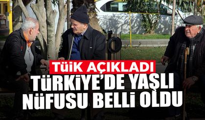 Türkiye’de Yaşlı Nüfusu Belli Oldu