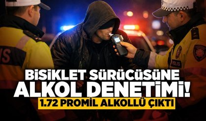 Bisiklet Sürücüsüne Alkol Denetimi