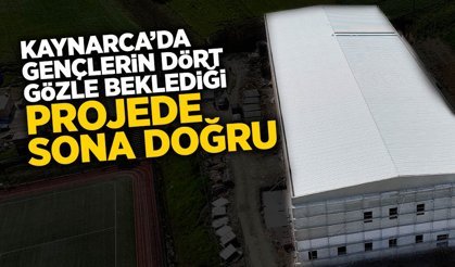 Kaynarca'da Gençlerin Merak Beklediği Projede Sona Doğru
