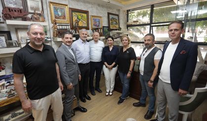 Başkan Altuğ, Çark Caddesi Ticaret Erbaplarıyla Bir Araya Geldi