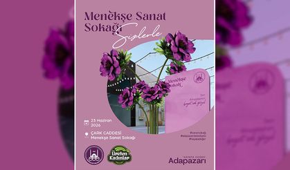 Çark Caddesi'nde Menekşe Sanat Sokağı Açılıyor!