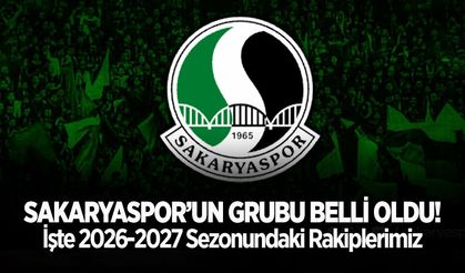 Sakaryaspor’un Grubu Belli Oldu!