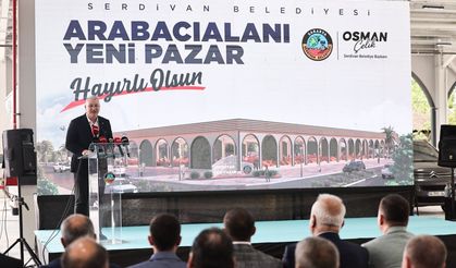 Serdivan'da Arabacıalanı Yeni Pazar Yeri Hizmete Açıldı