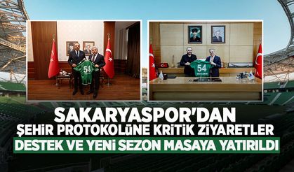 Sakaryaspor'dan Şehir Protokolüne Kritik Ziyaretler