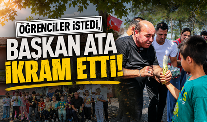 Öğrenciler İstedi, Başkan Ata İkram Etti