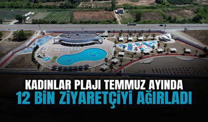 Kadınlar Plajı Temmuz Ayında 12 Bin Ziyaretçiyi Ağırladı