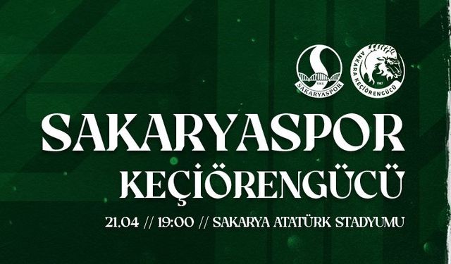 Sakaryaspor - Keçiörengücü Maçı Biletleri Satışa Çıktı