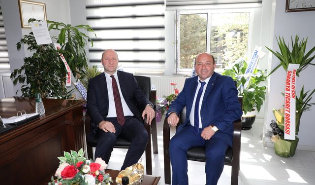 Kaymakam Balcı'dan Başkan Ata'ya Hayırlı Olsun Ziyareti
