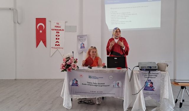 Sakarya'da Kadınlara Yönelik "Yapay Zeka Destekli Girişimcilik" Eğitimi