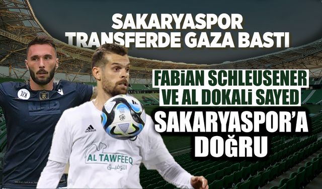 Fabian Schleusener ve Al Dokali Sayed Sakaryaspor'a Doğru