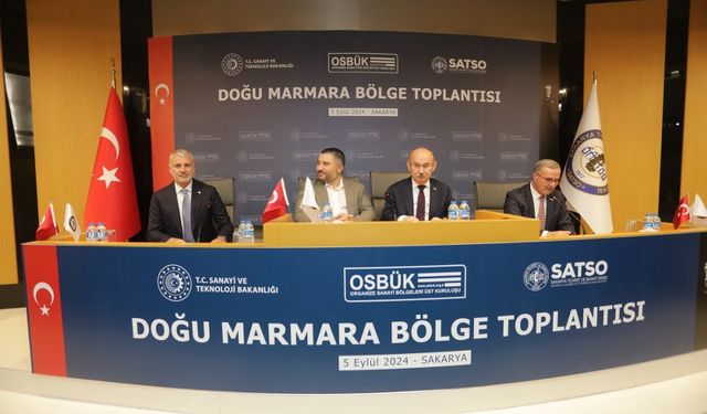 OSBÜK Doğu Marmara Bölge Toplantısı SATSO’da Gerçekleştirildi