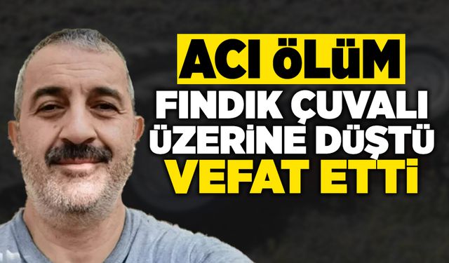 Fındık Çuvalı Üzerine Düştü!