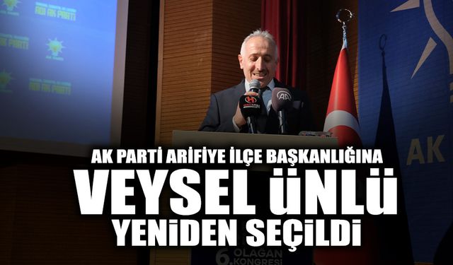 AK Parti Arifiye İlçe Başkanlığına Veysel Ünlü Seçildi