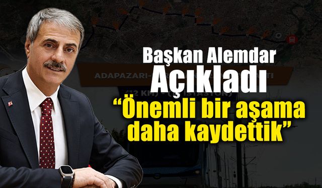 Başkan Alemdar: Önemli Bir Aşama Daha Kaydettik