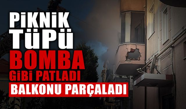 Yangın Tüpü Bomba Gibi Patladı!