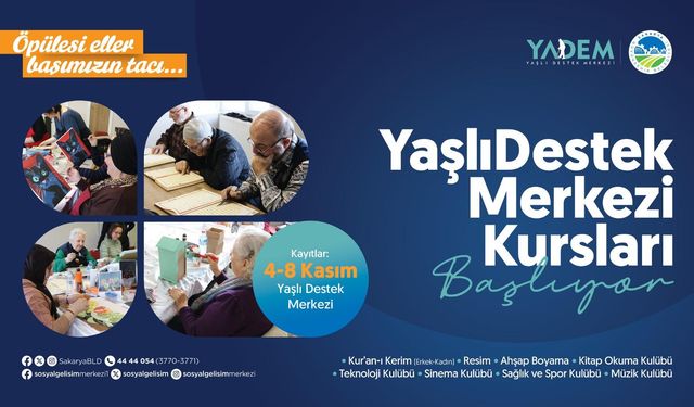 YADEM’de Yeni Dönem Kursları Başlıyor