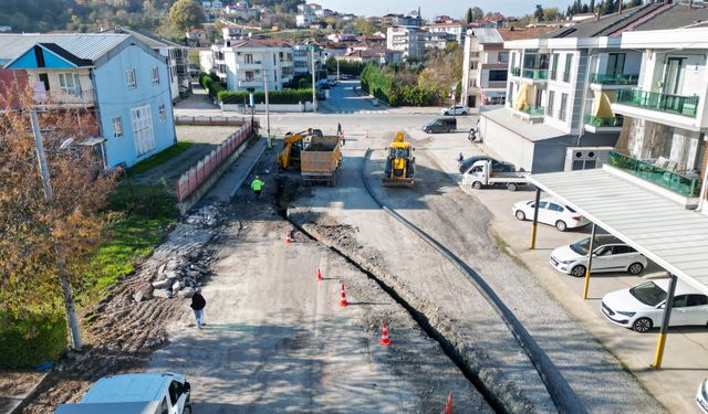 Osmangazi Caddesi’nin Alt ve Üstyapısında Dönüşüm Devam Ediyor