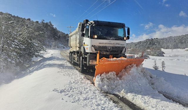 Büyükşehir'den Kar Raporu: Kapalı Grup Yolu Kalmadı