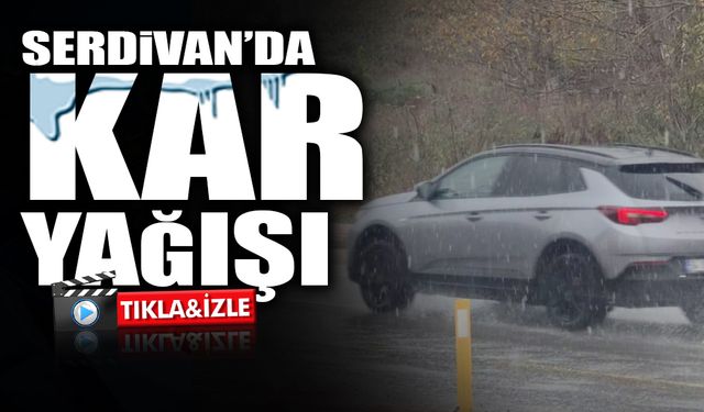 Serdivan'da Kar Yağışı Başladı!