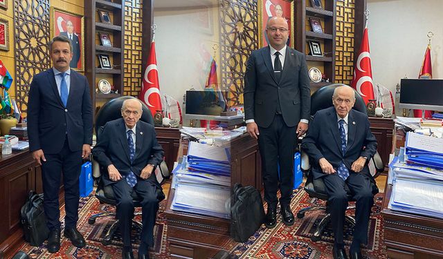 Alkaş ve Pilavcı’dan Devlet Bahçeli’ye Ziyaret