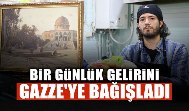 Günlük Gelirini Gazze'ye Bağışladı