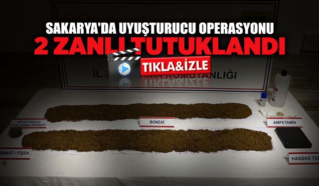 Sakarya'da Uyuşturucu Operasyonu: 2 Zanlı Tutuklandı
