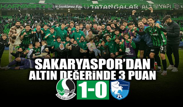 Sakaryaspor’dan Altın Değerinde 3 Puan