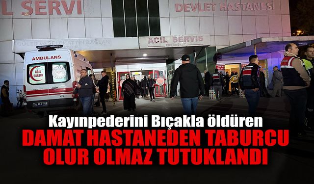 Hastaneden Taburcu Olur Olmaz Tutuklandı