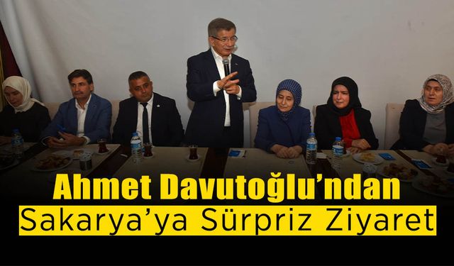 Ahmet Davutoğlu’ndan Sürpriz Ziyaret
