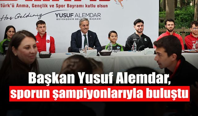 Başkan Alemdar, Sporcularla Buluştu