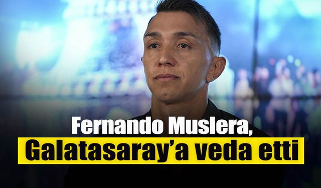 Muslera Galatasaray'a Veda Etti