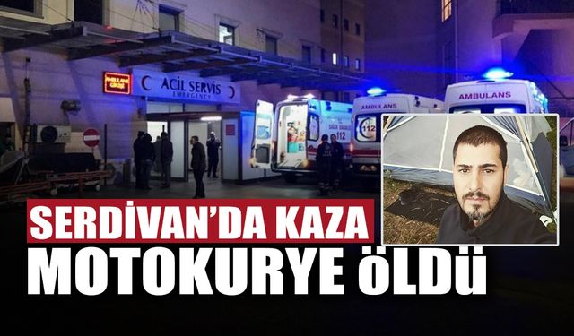 Serdivan'da Kaza: Motokurye Öldü