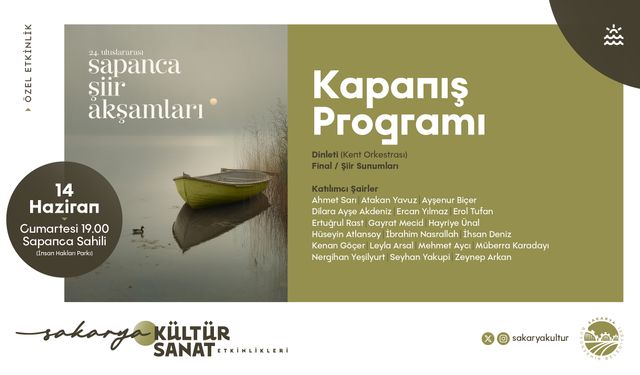 Sapanca Şiir Akşamları Sapanca’da Final Yapacak