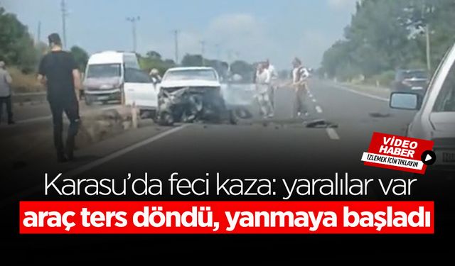 Limandere Sapağında Kaza