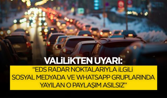 Valilikten Uyarı: Gerçeği Yansıtmıyor