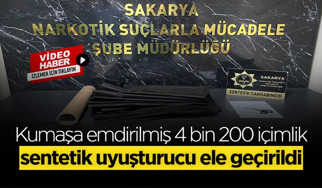 Sakarya'da Uyuşturucu Operasyonu