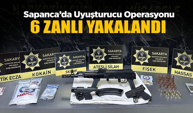 Sapanca’da Uyuşturucu Operasyonu