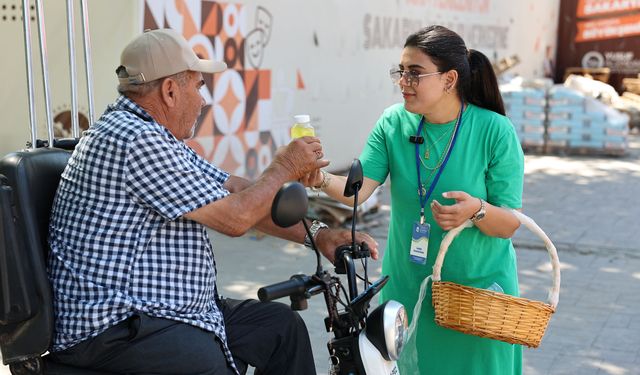 Büyükşehir Önce Soğuk İkramla Serinletti Sonra Uyardı